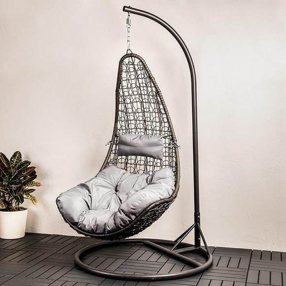 SWING CHAIR STAND CUSHIONS AND BASKET BRAND NEW I - Picture 2 of 3